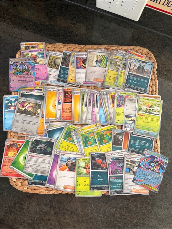 Pokemon Other - 100 plus POKEMON Trading Card Lot - Assorted Cards EX, Trainer, Energy BUNDLE
